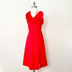 vintage red dress
